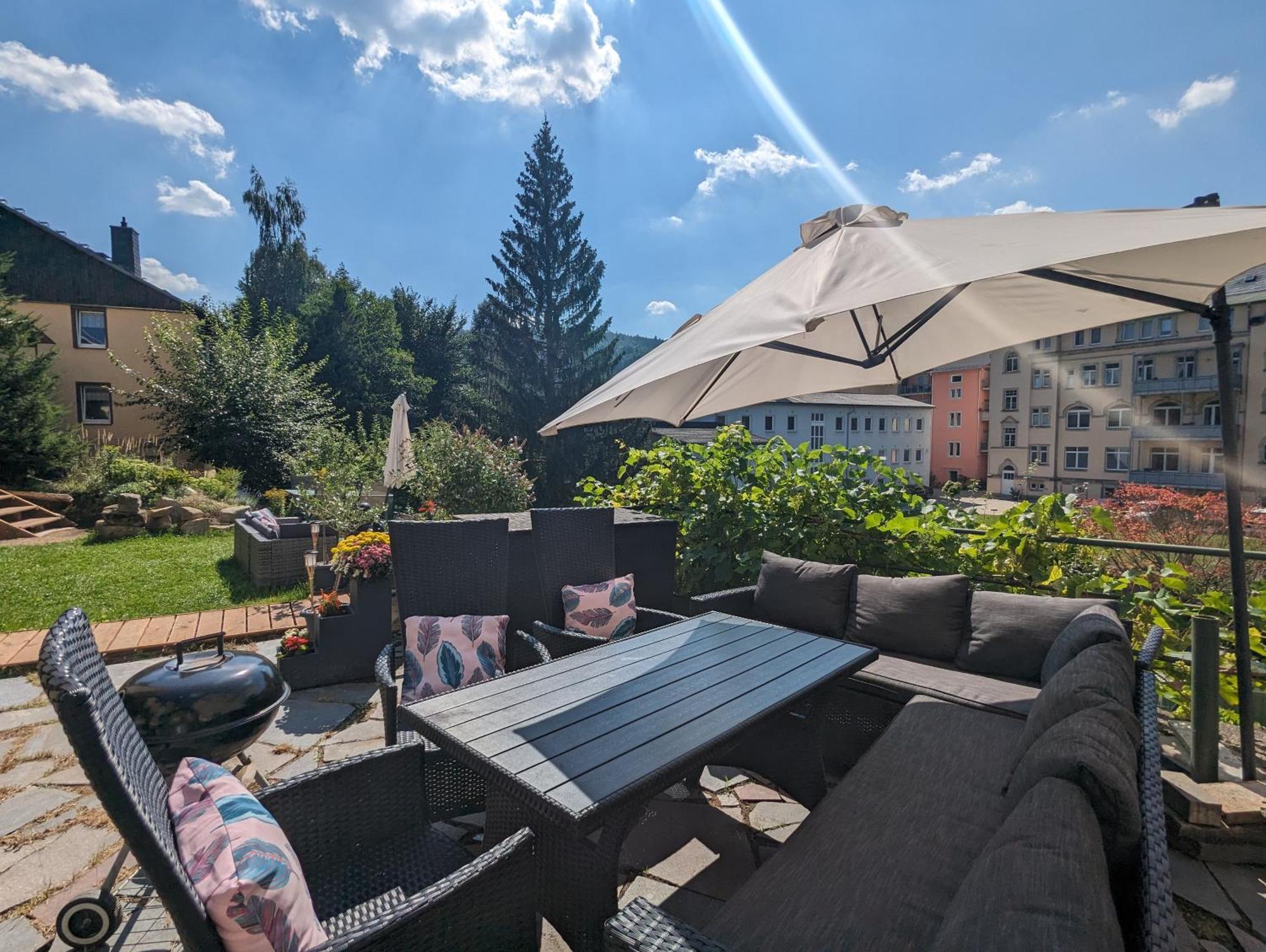 Hw2B - Urlaubsmagie - Wohlfuehlwohnung Mit Balkon, Pool, Sauna & Terrasse Зебниц Экстерьер фото