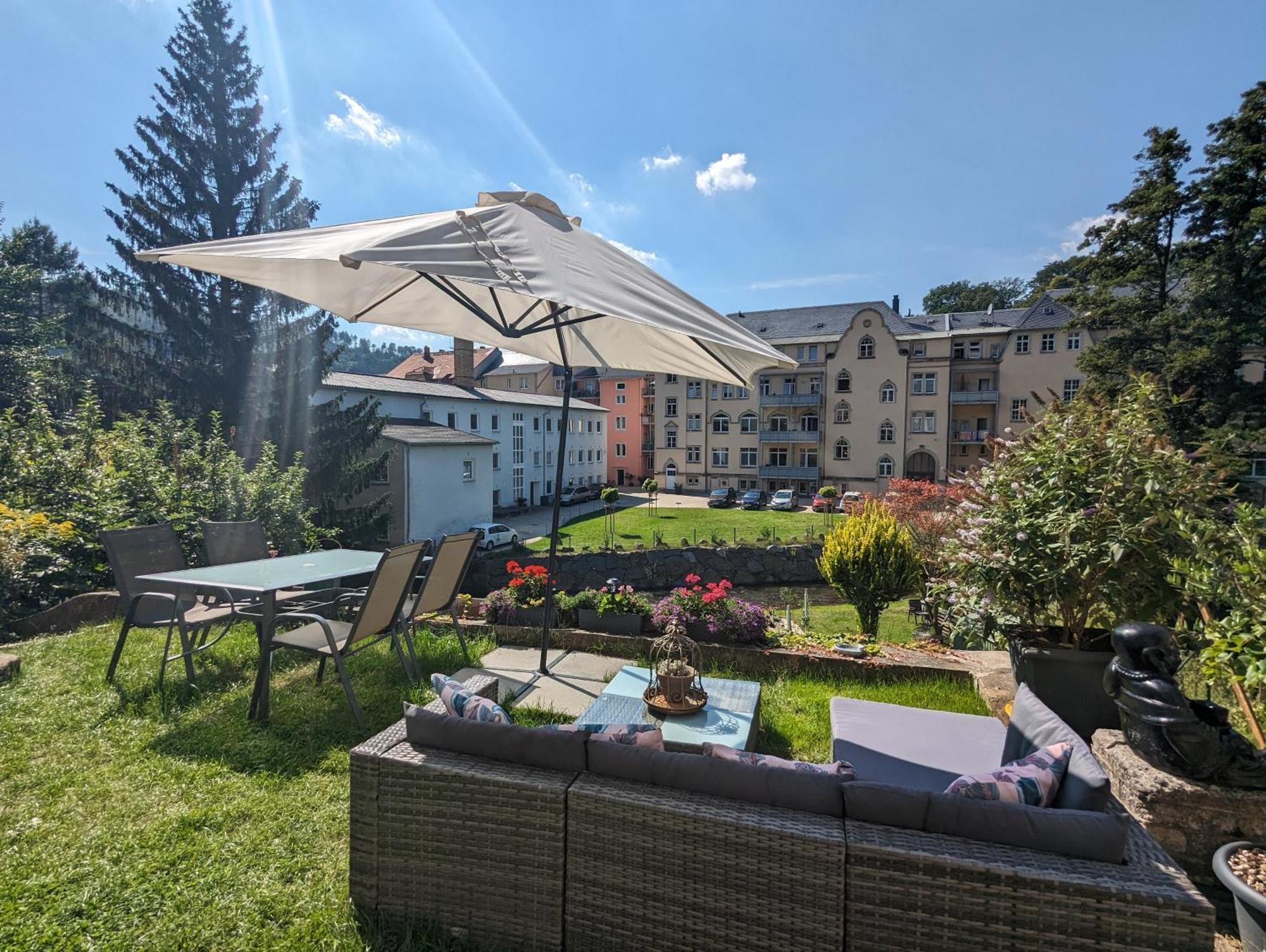 Hw2B - Urlaubsmagie - Wohlfuehlwohnung Mit Balkon, Pool, Sauna & Terrasse Зебниц Экстерьер фото