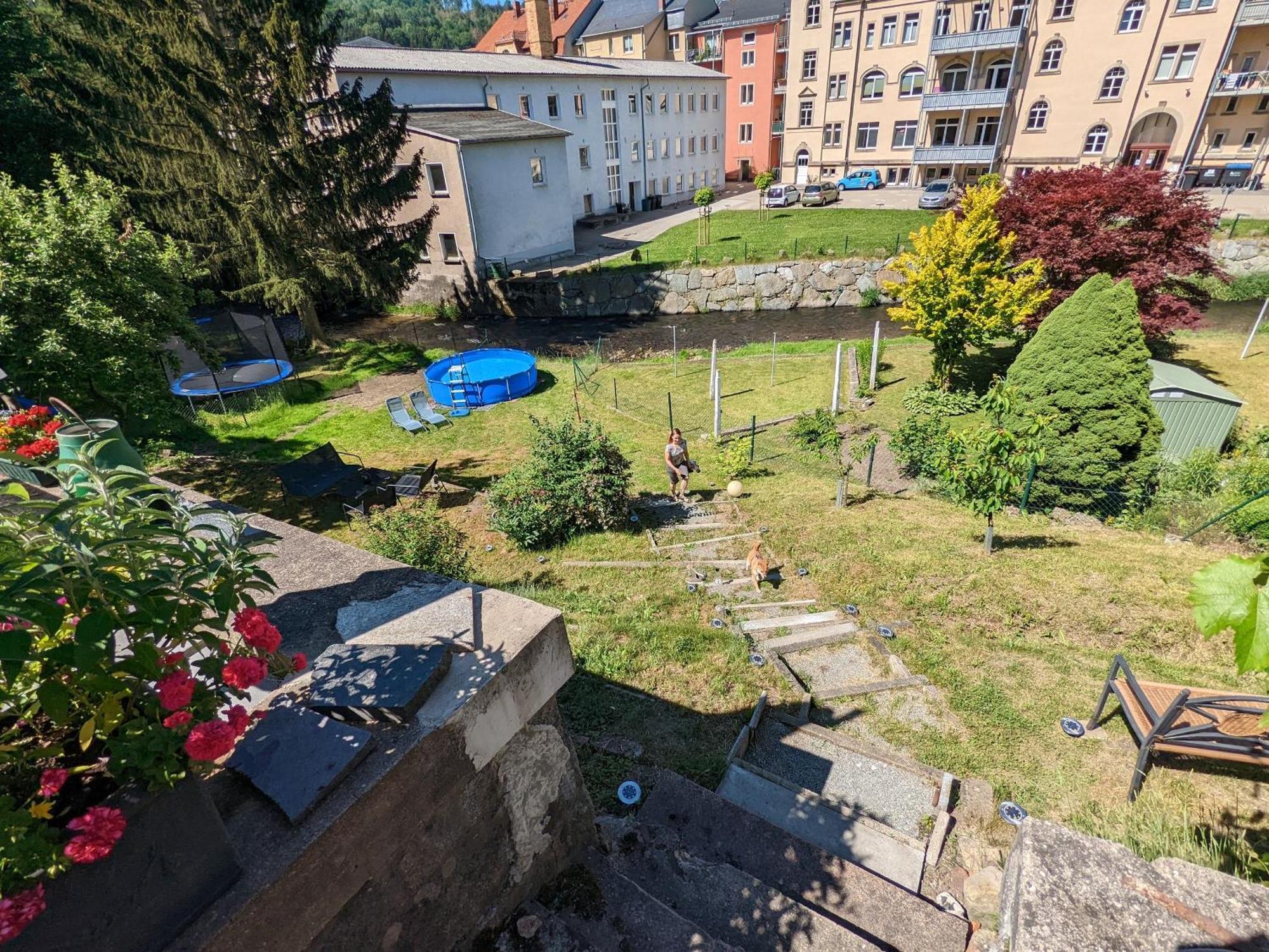 Hw2B - Urlaubsmagie - Wohlfuehlwohnung Mit Balkon, Pool, Sauna & Terrasse Зебниц Экстерьер фото