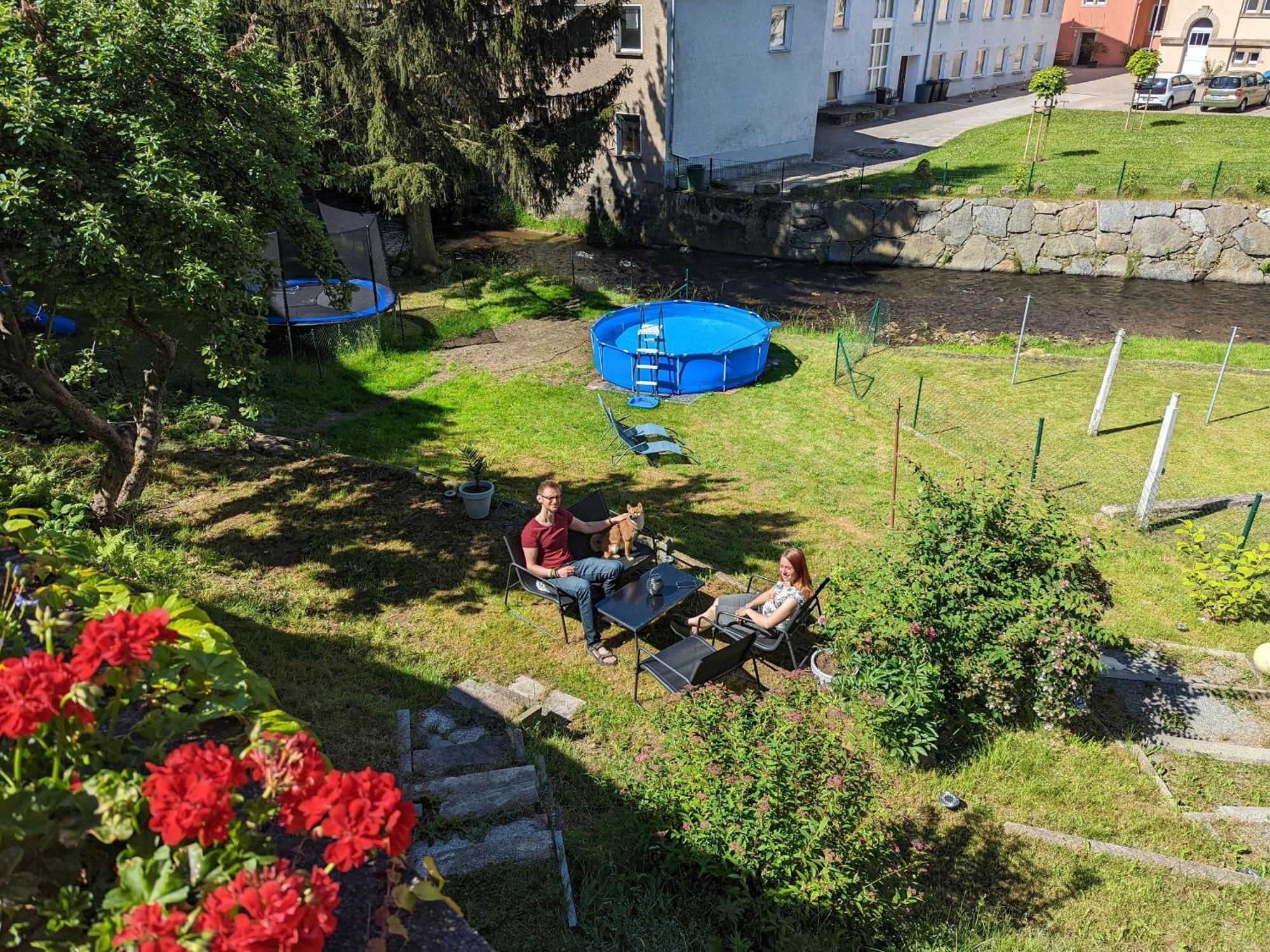 Hw2B - Urlaubsmagie - Wohlfuehlwohnung Mit Balkon, Pool, Sauna & Terrasse Зебниц Экстерьер фото